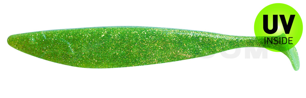 Megalodon 12" (ca. 30,0 cm) grün(chartreuse)-Glitter