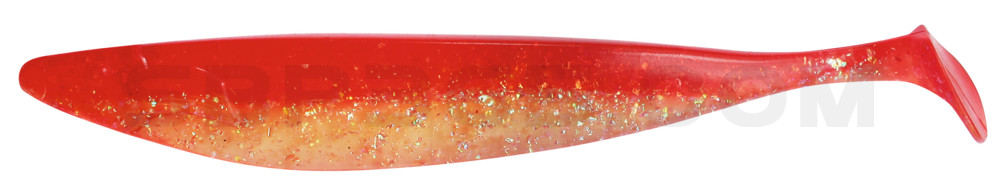 Megalodon 12" (ca. 30,0 cm) kristall-Mylar Glitter-rot