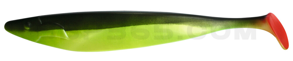 Megalodon 15" (ca. 40,0 cm) perlgrün / schwarz