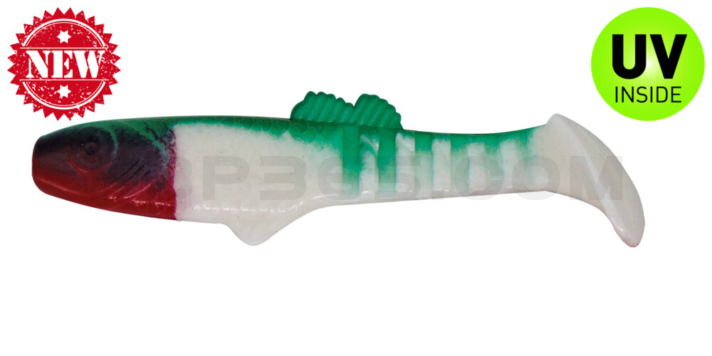 Montana 4,5" (ca. 12,5 cm) reinweiss / grün