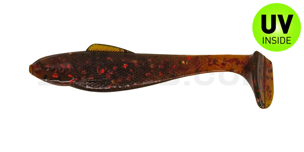 Ohio 2" (ca. 5,0 cm) motoroil-rot-Glitter