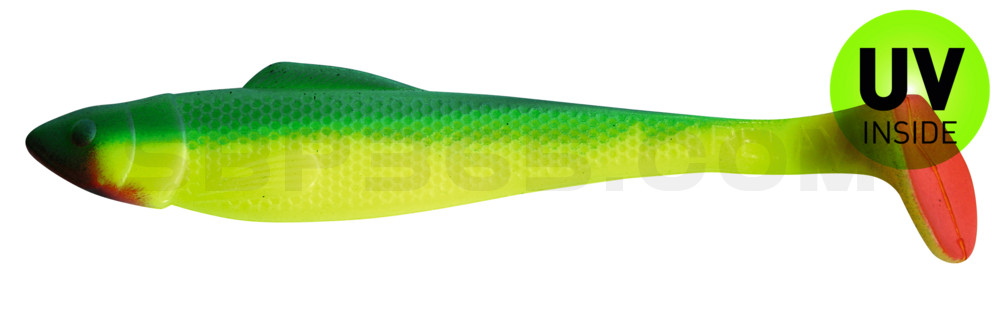 Ohio 5" (ca. 13 cm) fluogelb / blau