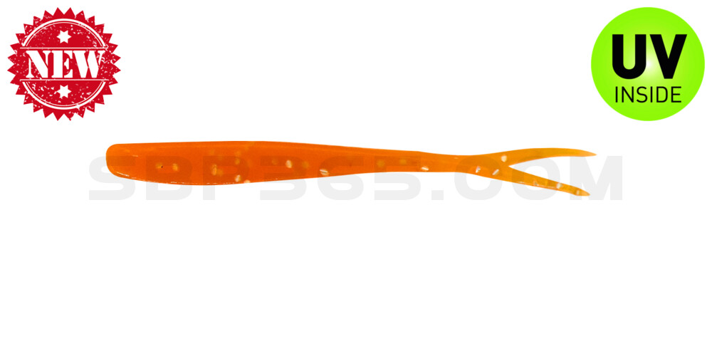 Oklahoma 2,75" (ca. 7,5 cm) im Original Relax ZIP BAG orange-Glitter