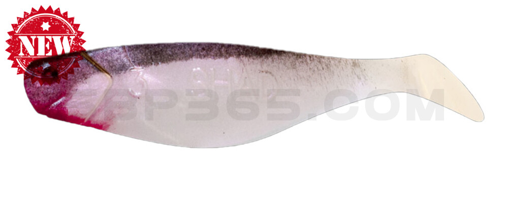 Shad 3" (ca. 8,0 cm) perl / schwarz