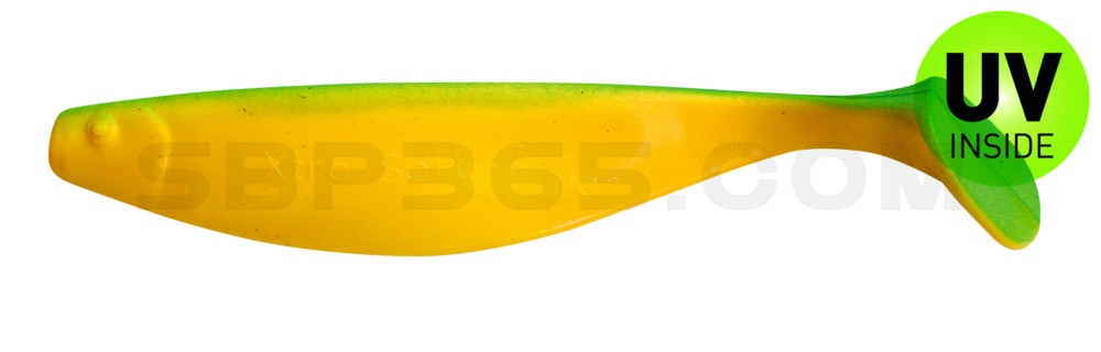 ShadXperts´ Xtra-Soft 7" (ca. 18,0 cm) gelb / grün