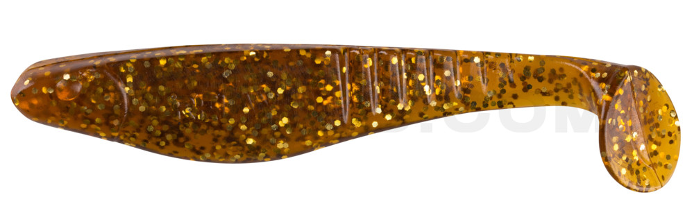 Shark 4" (ca. 11,0 cm) bernstein gold-Glitter