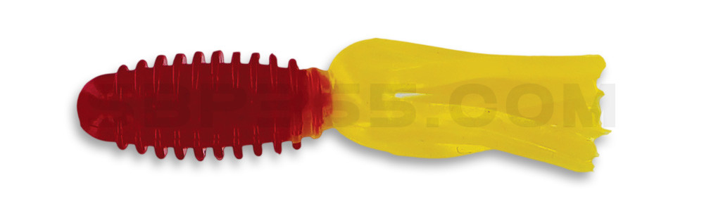 Slab Tube 1.75"  (ca. 4,5 cm) Red/Yellow
