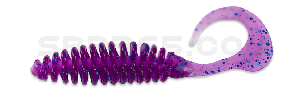 Turbotwister 5" (ca. 12,0 cm) violett transparent glitter