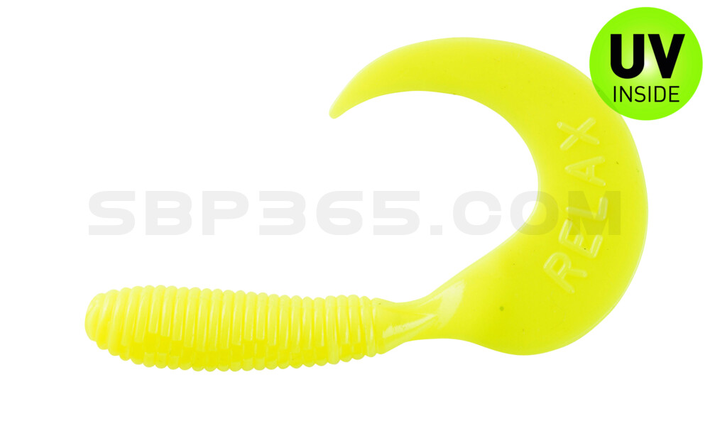 Twister 2,5" regulär (ca. 6,0 cm) fluogelb