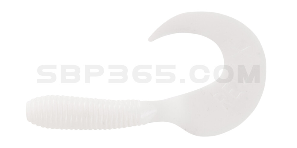Twister 2,5" regulär (ca. 6,0 cm) reinweiss