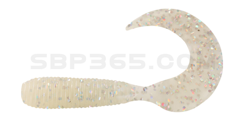 Twister 2,5" regulär (ca. 6,0 cm) selbstleuchtend glitter