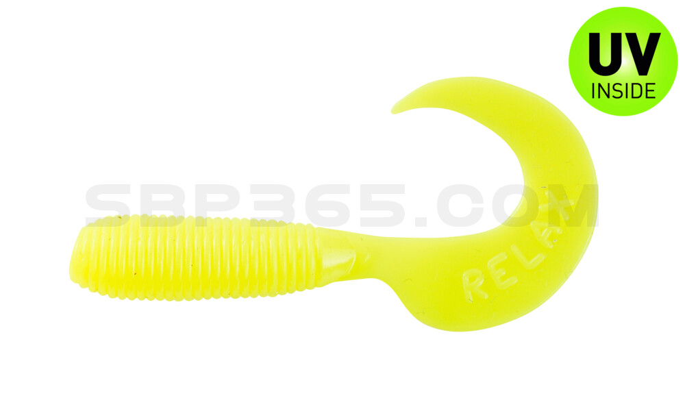 Twister 2" regulär (ca. 4,5 cm) fluogelb