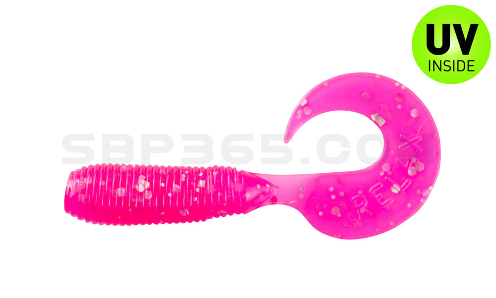 Twister 3/4" regulär (ca. 2,0 cm) hot pink glitter