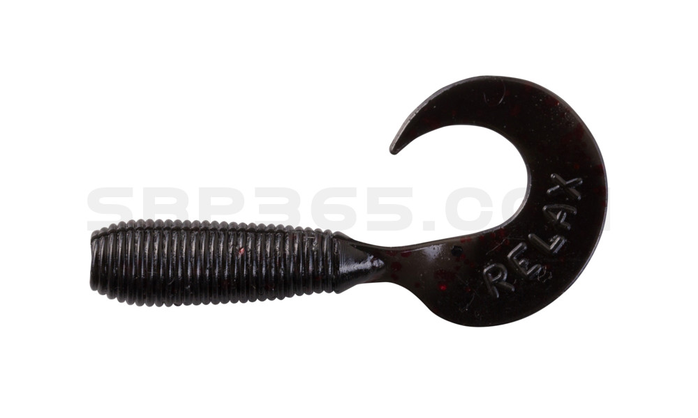Twister 3/4" regulär (ca. 2,0 cm) schwarz rot glitter