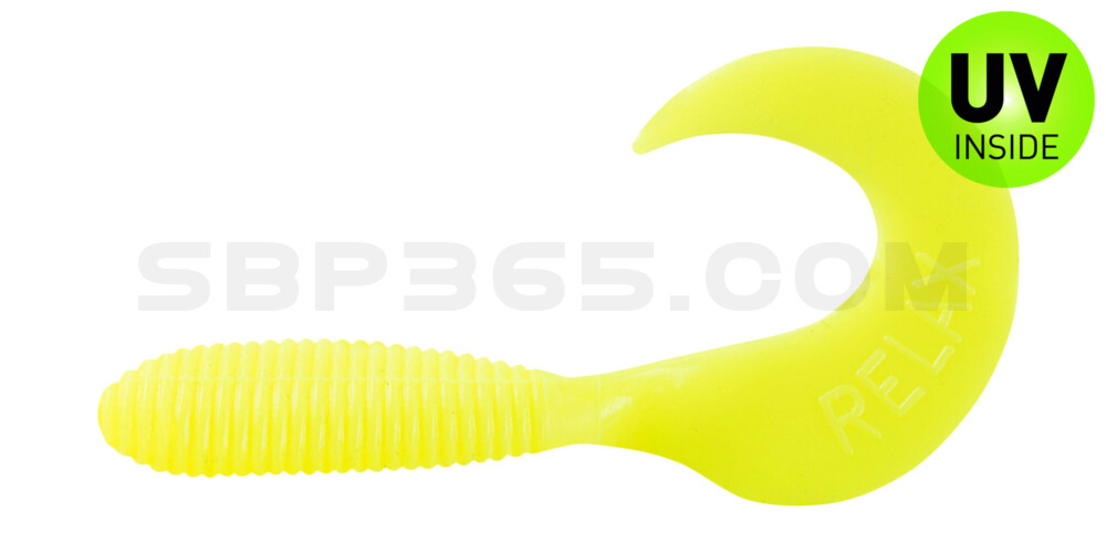 Twister 3" regulär (ca. 7,0 cm) fluogelb