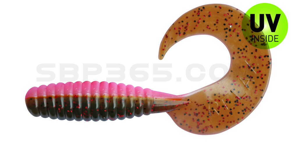 Twister 4" laminiert (ca. 8,0 cm) bubblegum / Kaulbarsch