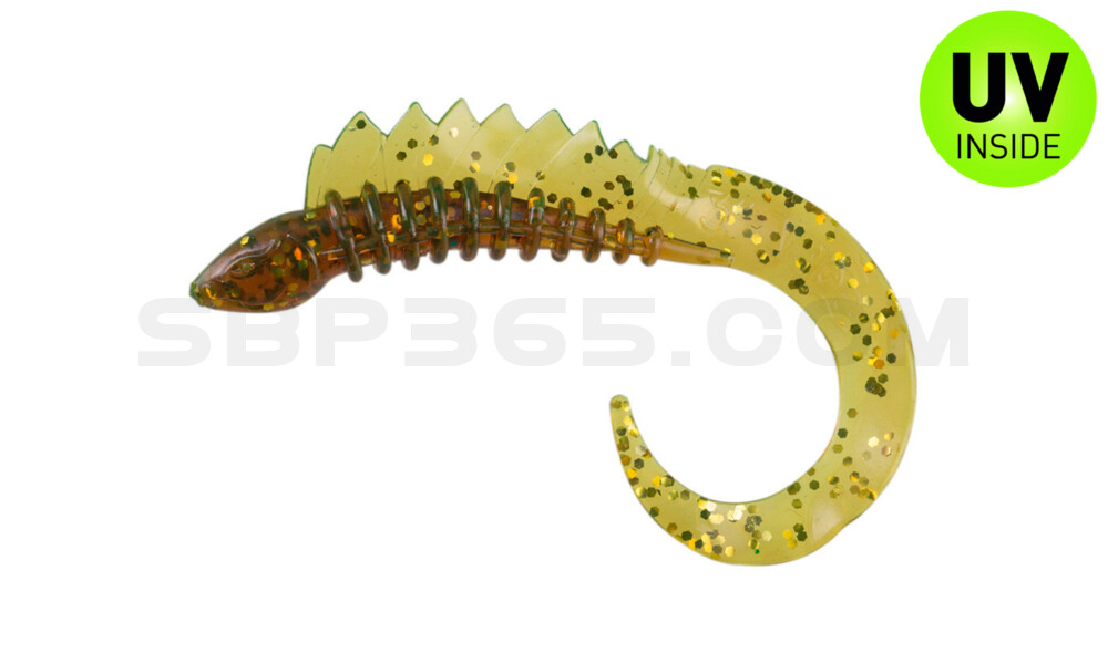 Viper 3" (ca. 8,0 cm) motoroil gold glitter