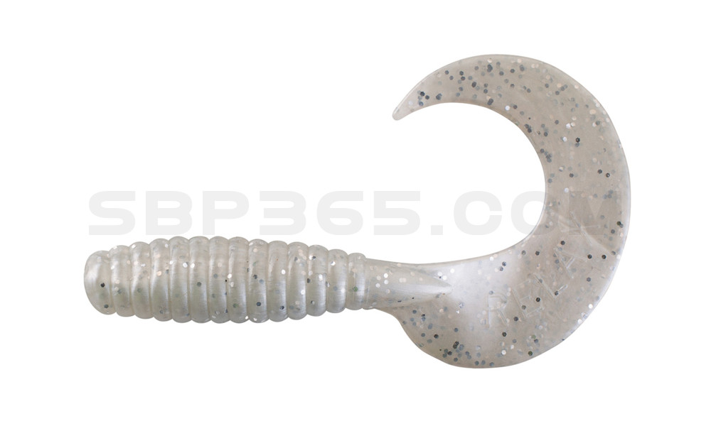 Xtra Fat Grub 5,5" regulär (ca. 13,0 cm) perlweiss glitter