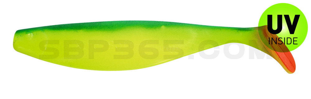 Xtra-Soft 7" (ca. 18,0 cm) fluogelb / blau