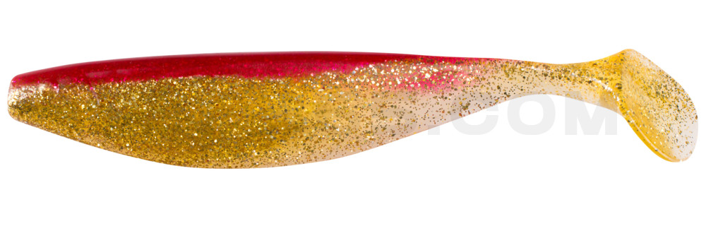 Xtra-Soft 9" (ca. 23,0 cm) klar gold-Glitter / rot