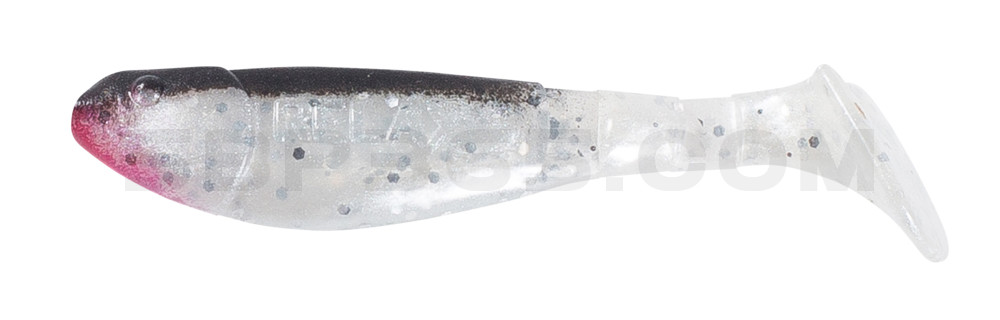 Kopyto-Classic 2,5" (ca.7,0 cm) perlweiss-Glitter / schwarz