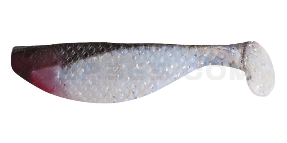 Aqua 3" (ca. 8,0 cm) blauperl-glitter / schwarz