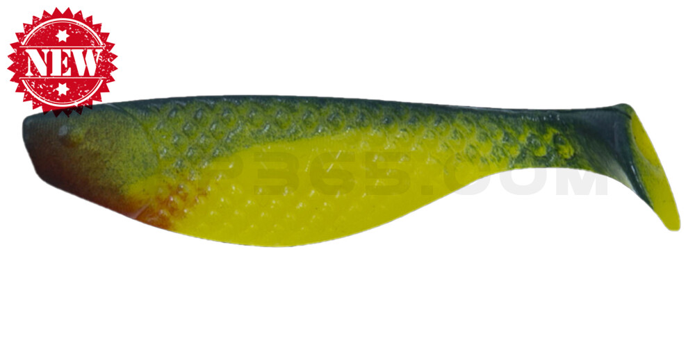 Aqua 4" (ca. 10,0 cm) gelb / blau