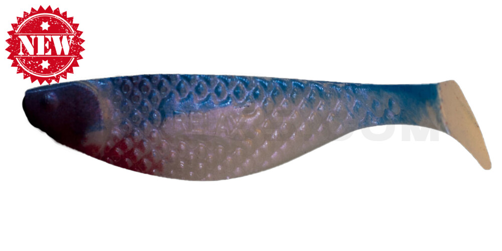 Aqua 4" (ca. 10,0 cm) perl / blau