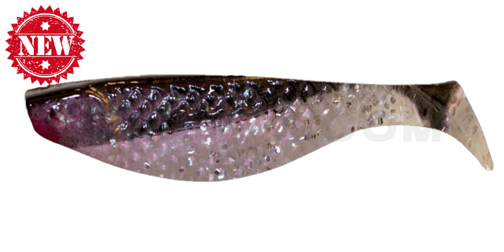 Aqua 4" (ca. 10,0 cm) perl-glitter / schwarz