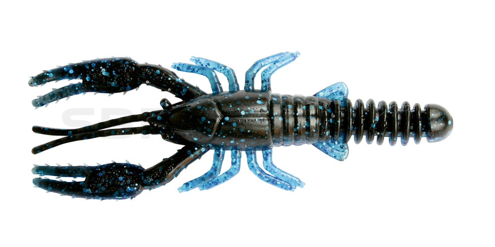 Baby Crawfish 4" (ca. 11,5 cm) Black Blue/Electric Blue