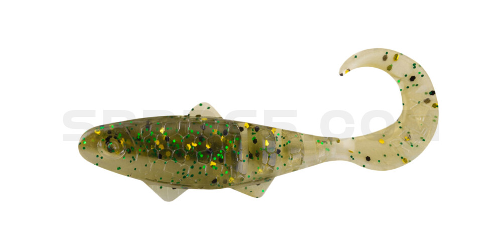 Banjo Twister 2" (ca. 5,0 cm) goldperl / Kaulbarsch