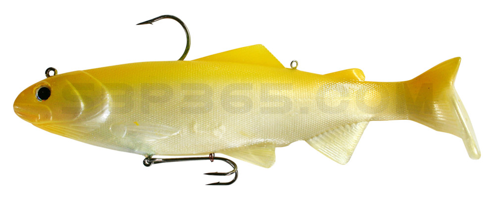 Bass Harasser  10" (ca. 25cm) Lemon Shad im Hartschalenblister