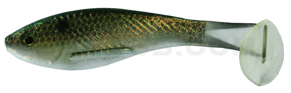 BBB Kicker 4,25" (ca. 11,2 cm) im Hartschalenblister Green Gizzard Shad