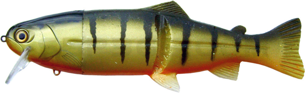 Castaic Real Bait - 6" (ca. 15cm) floater im Hartschalenblister Perch-orange