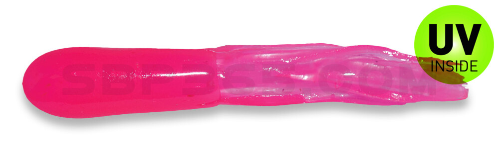 Crappie Tube 1.5" (ca. 3,5 cm) Hot Pink