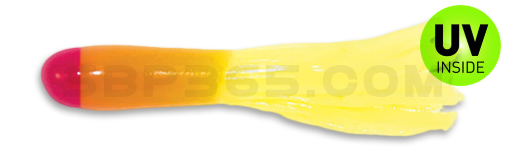 Crappie Tube 1.75" (ca. 4,5 cm) im Zip Bag Red/Yellow/Chartreuse