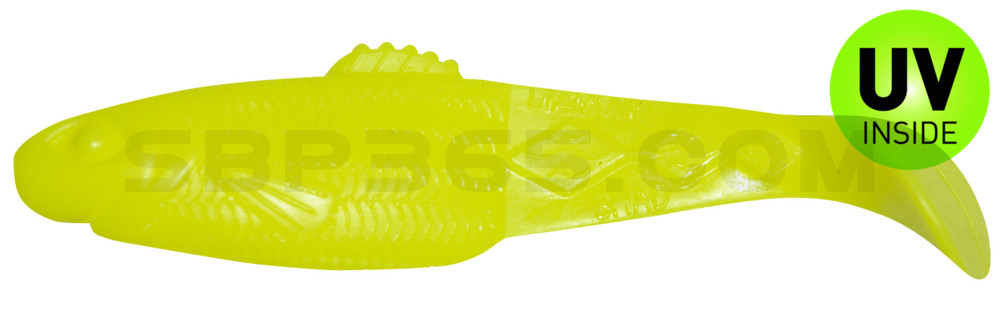Diamond-Shad 2,5" (ca. 7,0 cm) fluogelb
