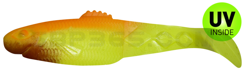 Diamond Shad 3,5" (ca. 10,0 cm) fluogelb / orange