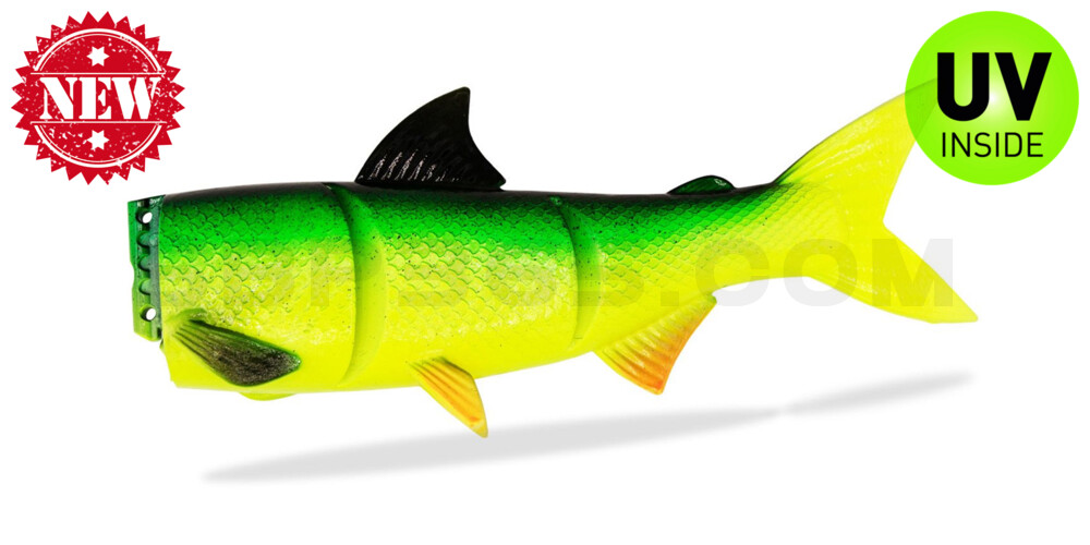 Ersatzkörper für RenkyOne - Hybrid Fishing Lure 10" (ca. 25 cm) slow sinking Green Inferno