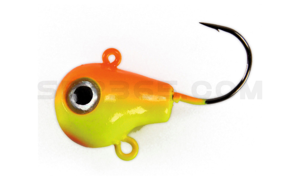 Fire Ball Jig chatreuse orange 990 BN Größe: 2/0, Gewicht: 28 g