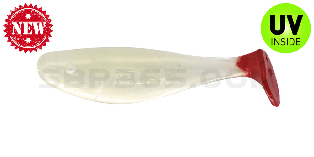 Jankes 2" (ca. 4,5 cm) goldperl / red Tail