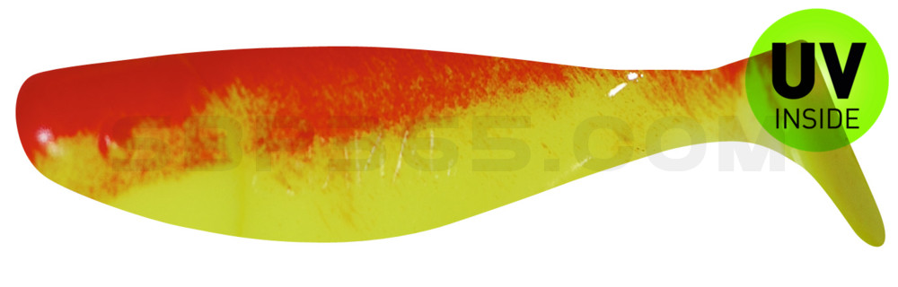 Jankes 4" (ca. 11,0 cm) fluogelb / rot