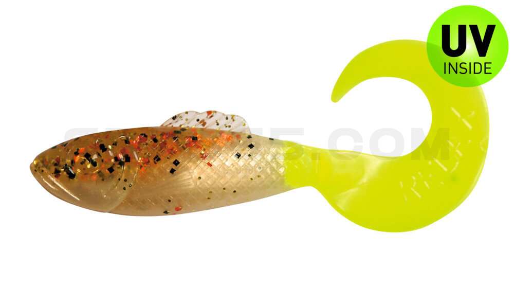 KILLER-GRUB 07cm goldperl / Desert-Sand