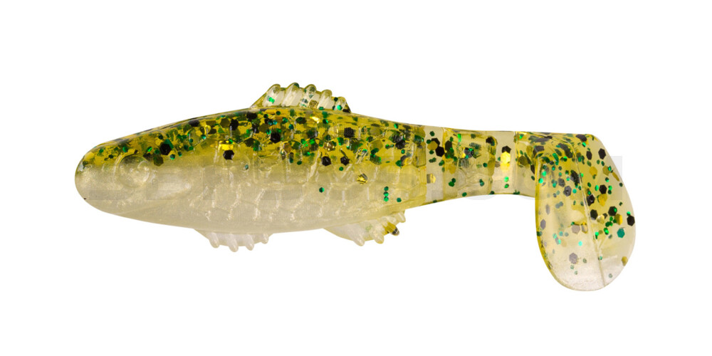 Killer Shad 2" (ca. 5,0 cm) goldperl / Kaulbarsch