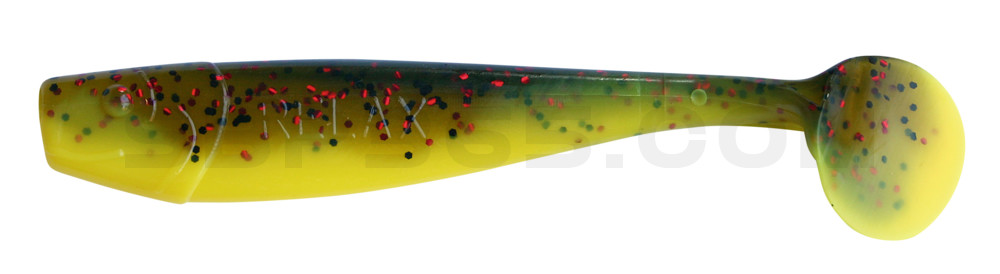 King-Shad 4" (ca. 11,0 cm) gelb / Watermelon Glitter