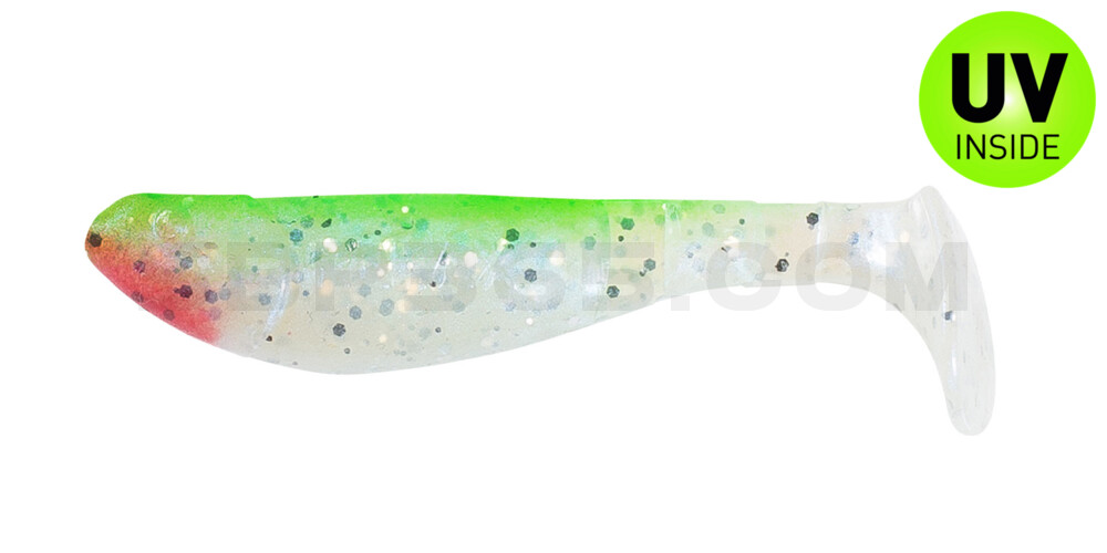 Kopyto-Classic 2,5" (ca.7,0 cm) blauperl-Glitter / grün