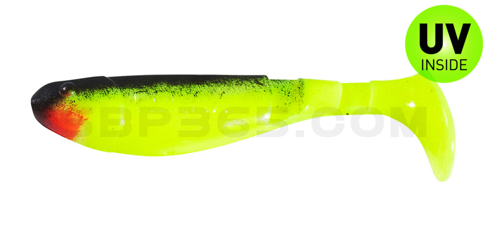 Kopyto-Classic 2,5" (ca.7,0 cm) fluogelb / schwarz