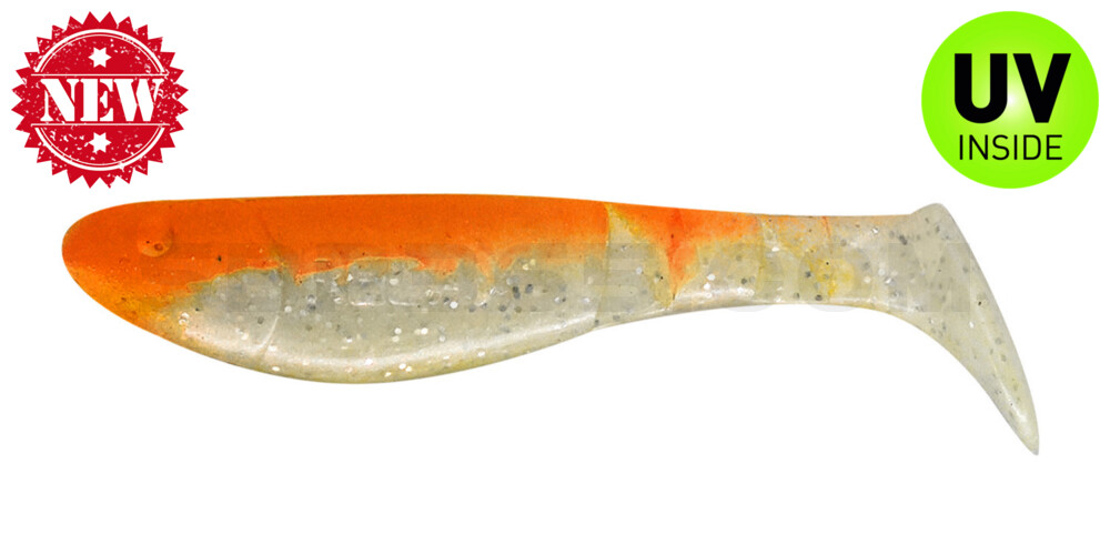 Kopyto-Classic 2,5" (ca.7,0 cm) goldperl-Glitter / orange