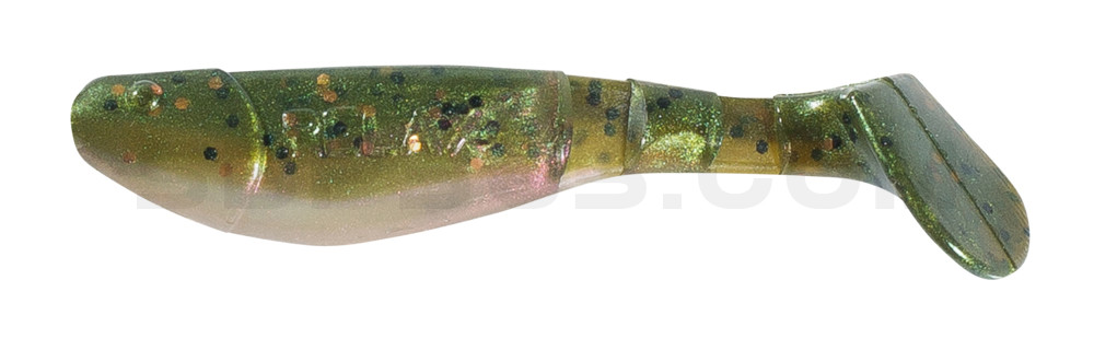 Kopyto-Classic 2,5" (ca.7,0 cm) perl / dunkelgrün Glitter (Rainbow)