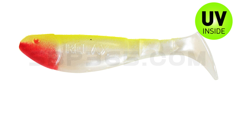 Kopyto-Classic 2,5" (ca.7,0 cm) perlweiss / fluogelb